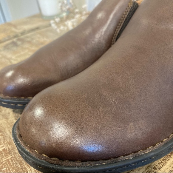 Born Shoes Womens 7.5 M Abby Brown Leather Slip-On Loafers W81922 - Picture 13 of 16